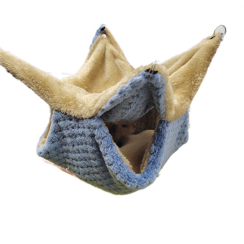 Pet Supplies Plush Hanging Hamster Cage Pet Hammock Squirrel Beds Pet Sleeping Bag