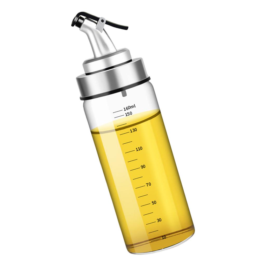 Heat Resistant Glass Oil Bottle For Kitchen Leak Proof And Large Capacity Liquid Dispenser For Soys Sauce and Vinegar