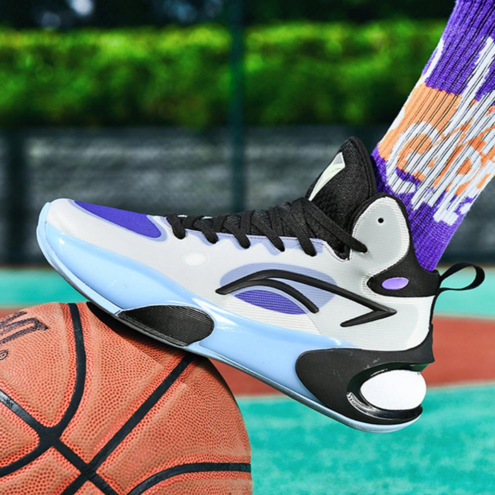 Мужские и женские баскетбольные кроссовки осенне-зимнего сезона, средние и высокие, на молнии, со шнуровкой, с сетчатой поверхностью, нескользящие, тренировочные кроссовки, спортивная обувь