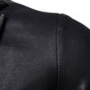 Мужская кожаная куртка Мужская верхняя куртка Slim Fit Casual Leather Jacket