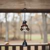 Weather Resistant Spooky Hanging Bell Durable Resin Resin Craft Ornament  Homeowners