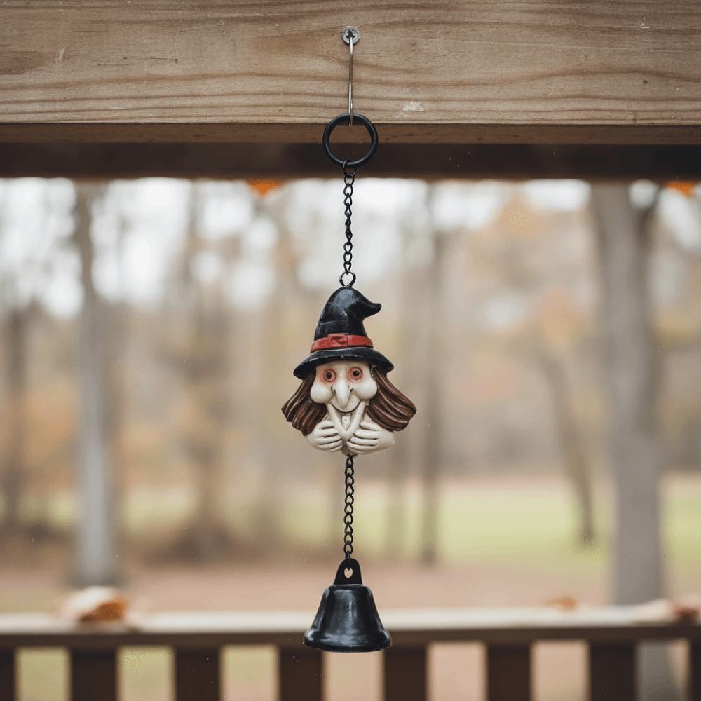 Durable Resin Halloween Wind Chime Weather Resistant Resin Craft Ornament Collectors