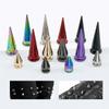 5/10/20Pcs Meetee Metal Punk Rivets Screwback Cone Studs Spikes for Leather Crafts Garment Rivet Bag Decor Nails DIY Accessories