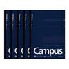 KOKUYO Campus Note Dot A в линейку 40 листов A4 No-201AT-DB [набор из 5 книг]