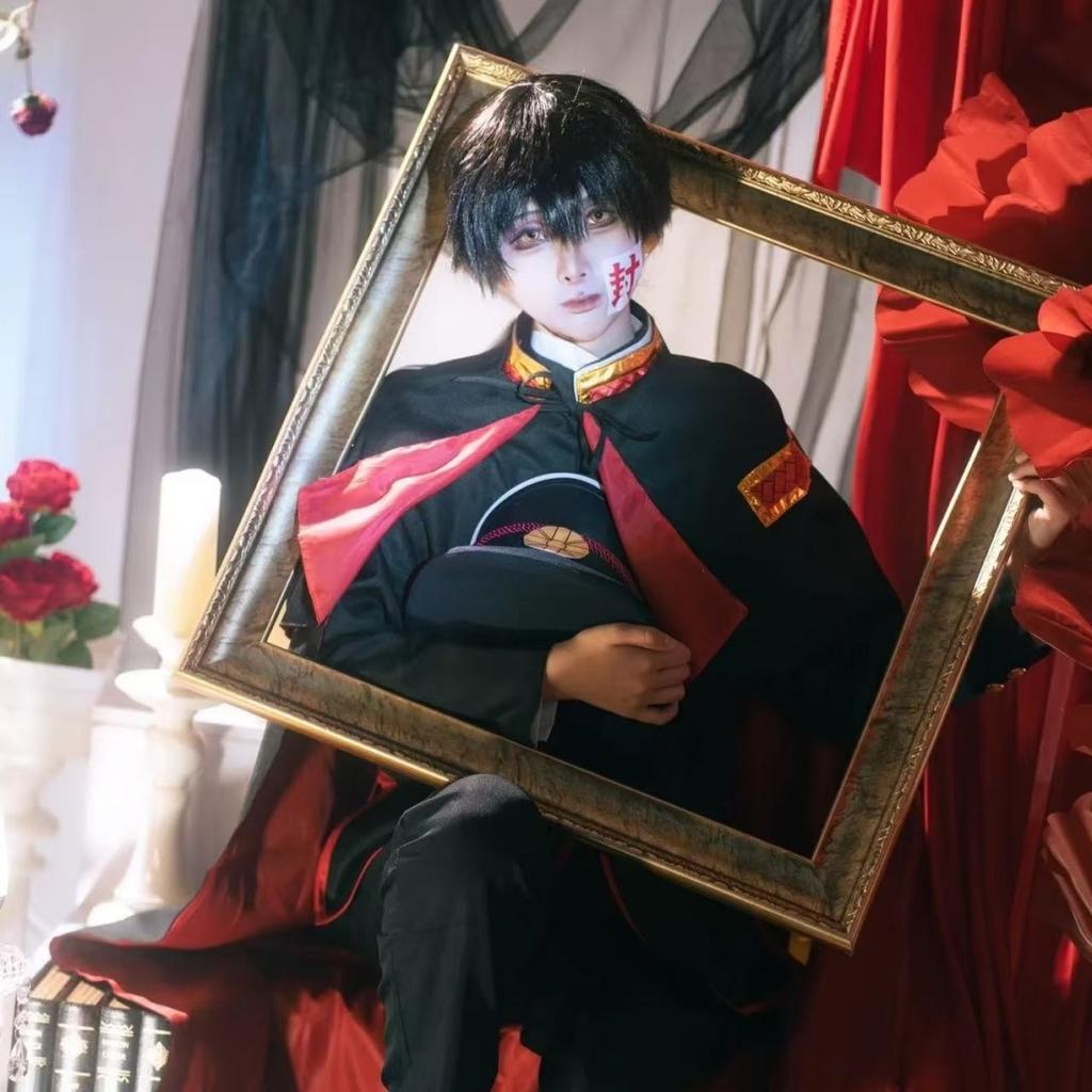 Jibaku Shounen Hanako kun Нэнэ Ясиро Косплей Костюм Парики, Хэллоуин Вечеринка