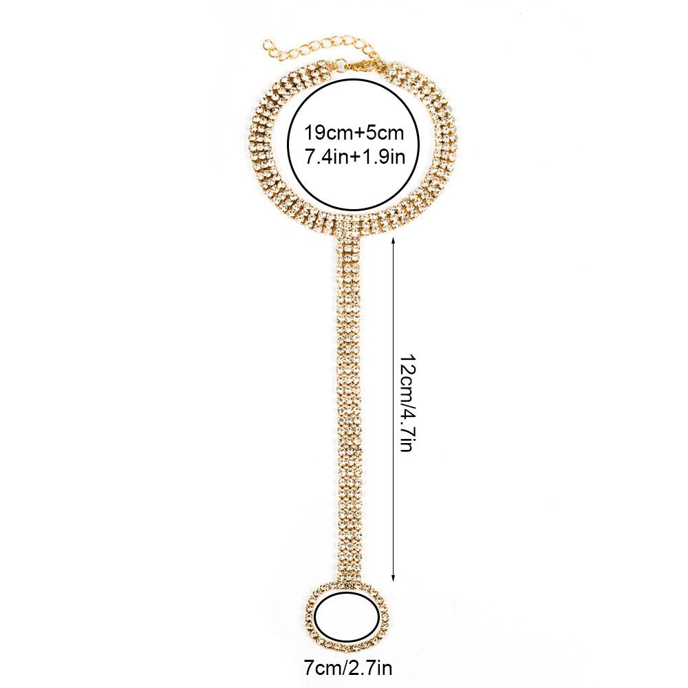 Свадебный браслет на щиколотку с кристаллами, украшение на ногу для женщин, многослойная пляжная цепочка на щиколотку со стразами, рождественский подарок