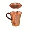 350 мл Бокал для Moscow Mule из чеканной меди, Пивная кружка, Кофейная кружка, Чистая медь с крышкой