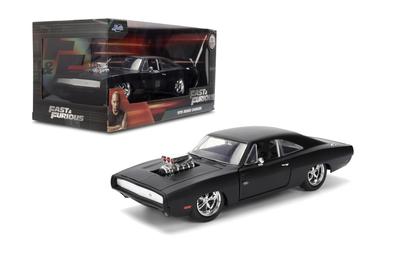 1:24 БЫСТРЫЕ И ЯРОСТНЫЕ МЕТАЛЛИЧЕСКИЕ МИНИ-МАШИНКИ ДОМ'С DODGE CHARGER R/T 1970 (МАТОВЫЙ ЧЕРНЫЙ) [Товары параллельного импорта]