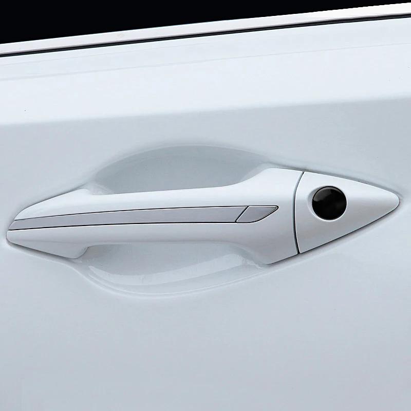 4 шт. наклейки на замочную скважину двери автомобиля, самоклеящиеся наклейки для защиты замка двери, универсальные автомобильные аксессуары для BMW X3 X5 E46 E85 E60