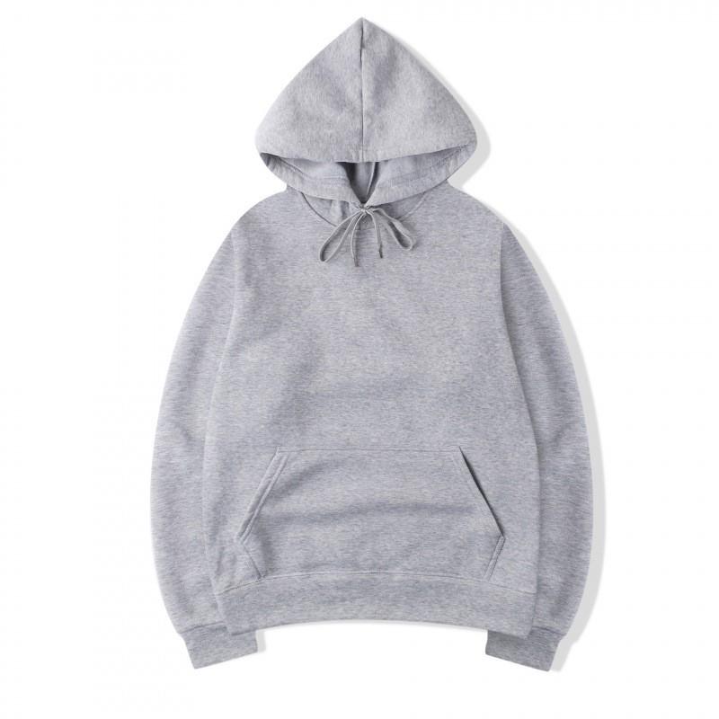 Unisex Hooded Sweatshirt Thick Fleece Lined Oversized Pullover Winter Casual Wear