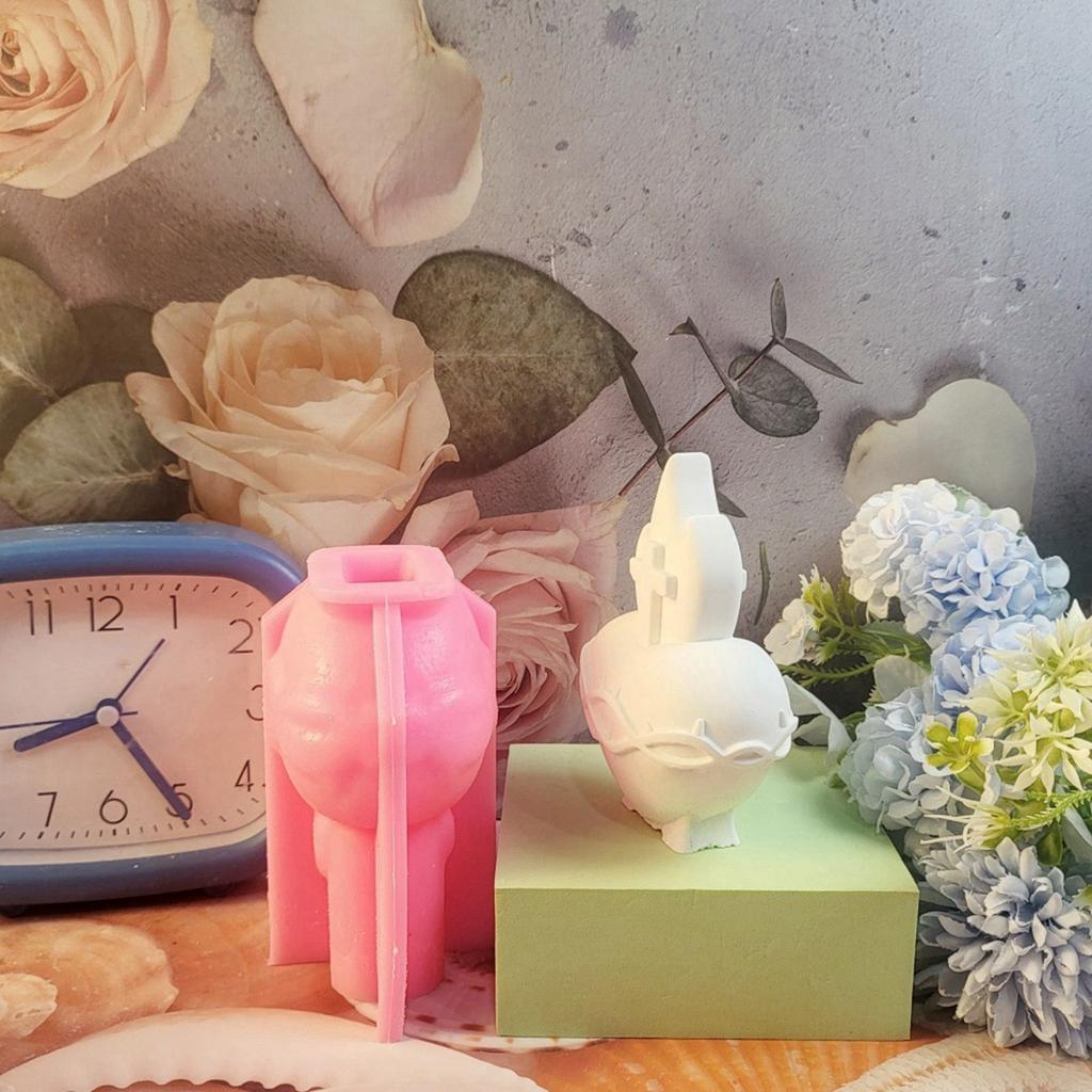 Гибкая силиконовая форма Формы для свечей 3D узор сердца Форма для смолы Принадлежности для рукоделия Подходит для украшения комнаты