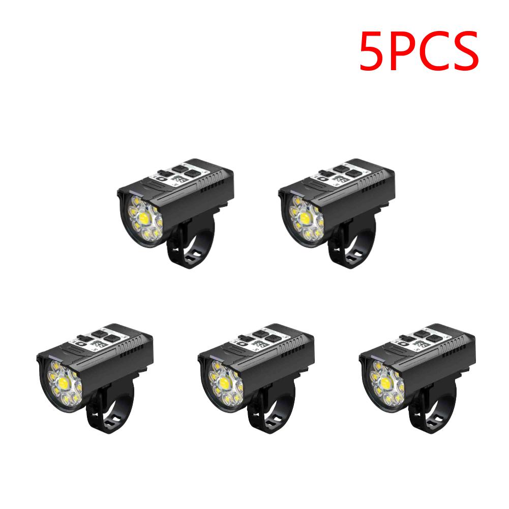 1-5 шт. Светодиодный передний фонарь для велосипеда высокой яркости, велосипедный фонарик с двойным источником света, головной фонарь для велосипеда, велосипедная фара для ночной езды