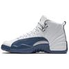 Air Jordan 12 Retro French Blue 2025 Men Sneakers White Metallic-Silver Varsity-Red CT8013-114