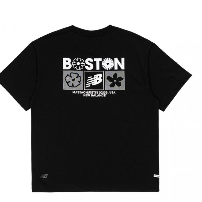 New Balance Футболка с коротким рукавом Uni Frozen Flower PicTogram Nbnef31703 19