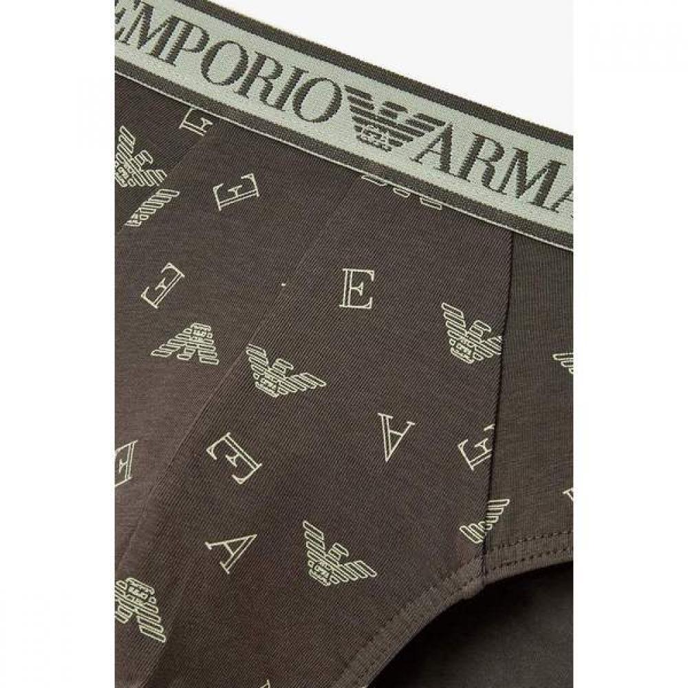 Emporio Armani Мужские плавки с принтом из нескольких логотипов S 08m6111318