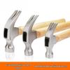Mini Household Claw Hammer with Wooden Handle - Special Steel for Woodworking and Nail Striking