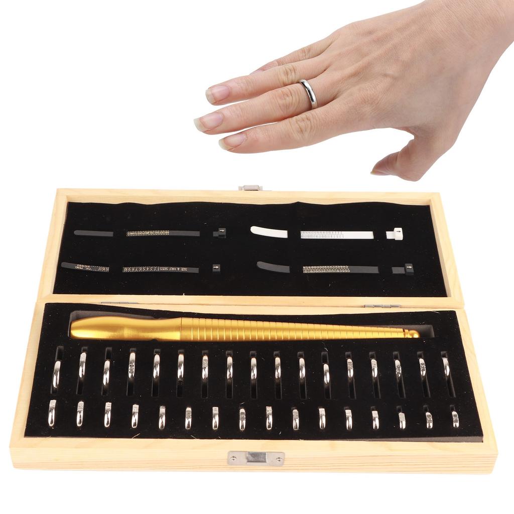 Профессиональный кольцевой мандрель палка палец калибр кольцевой калибр измерительный инструмент ювелирные инструменты