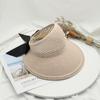 1pcs Women Summer Sun Hats Big Brim Bowknot Foldable Fashion Straw Hat Casual Outdoor Beach Cap UV Protected Hat