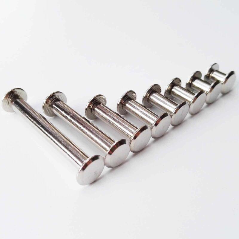 5/10/25 шт. кожаный ремень кошелек фотоальбом книга переплет Чикаго винт гвоздь заклепка