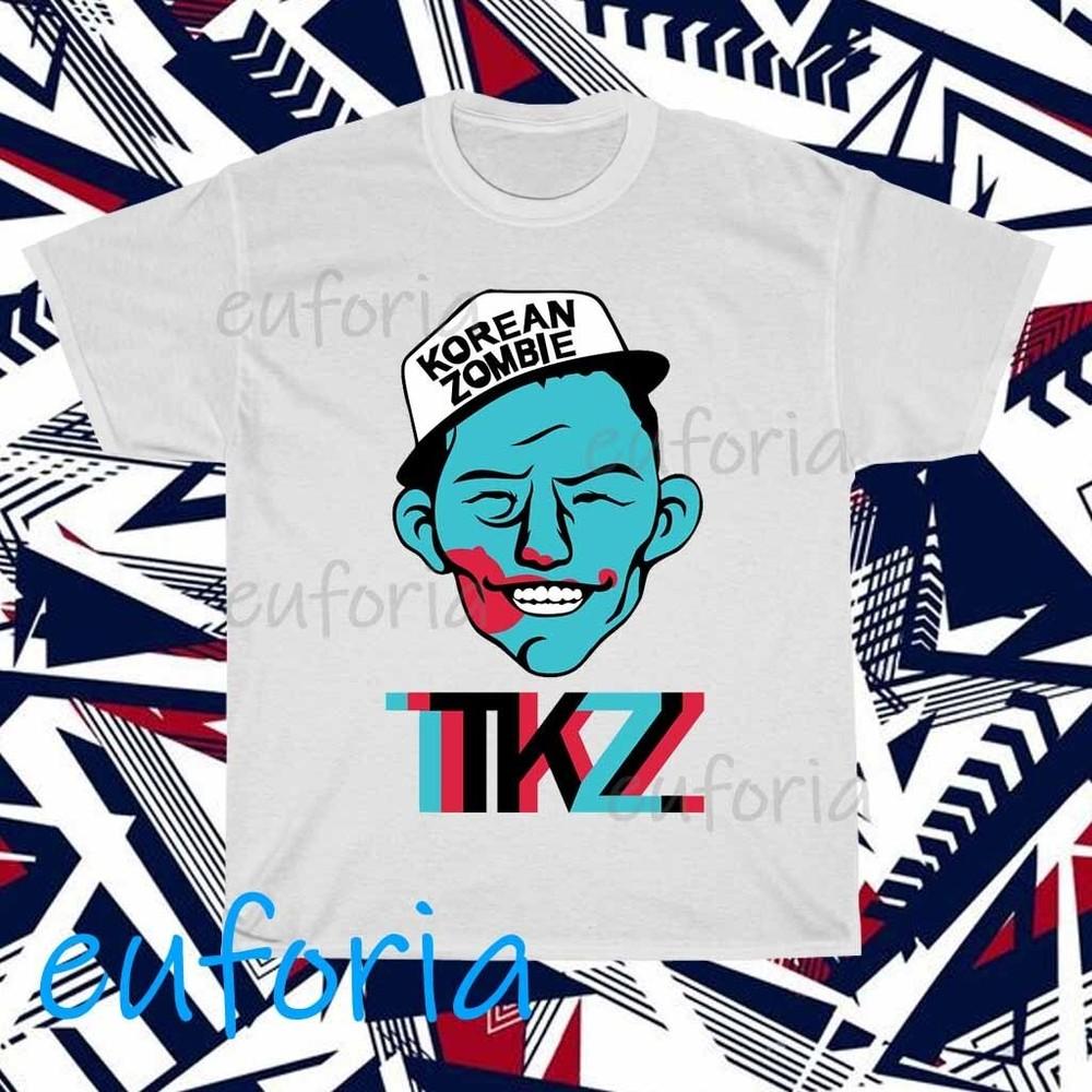 New Korean Zombie MMA Fighter Logo T-Shirt Funny Size S to 5XL