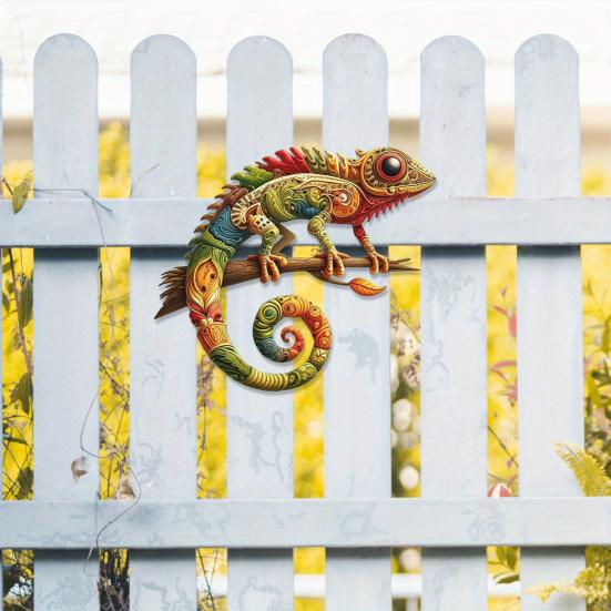 Украшение для стены в виде ящерицы-геккона, ручная работа, водонепроницаемый, устойчивый к ультрафиолетовому излучению, декор в виде ящерицы для внутреннего и наружного использования