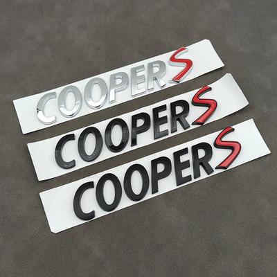 3d ABS логотип Cooper S эмблема буквы табличка с именем автомобиля багажник значок наклейка для Cooper S R53 R52 R56 F57 F55 F56 Jcw аксессуары