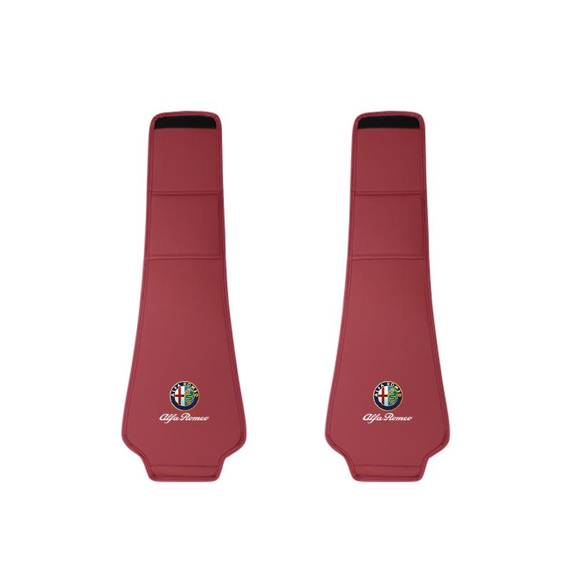 For Alfa Romeo Leather Car Seat Headrest AntiDirty Elastic Pillowcase Protective Cover For Alfa Romeo 4C 159 166 Giulia Giuliett