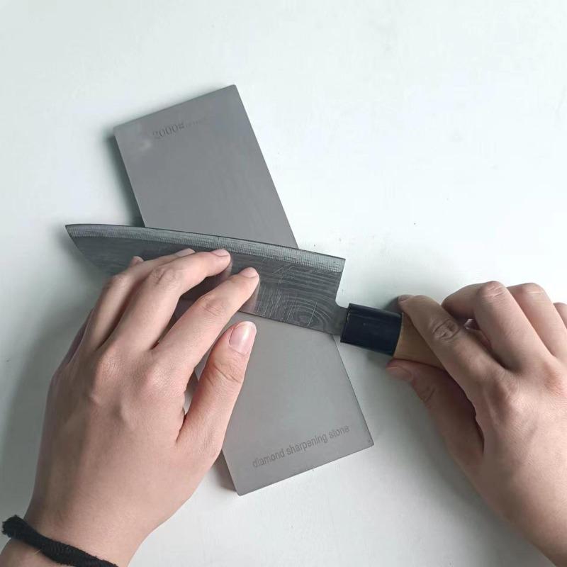 Алмазный точильный камень Точилка для ножей Твердое основание Нескользящий Зернистость 80-3000# Алмазные инструменты Тонкая шлифовка Водный камень 230*80мм