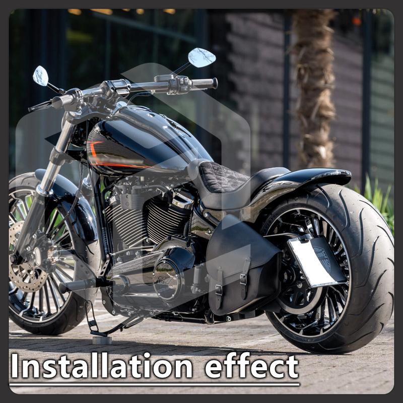 Для HARLEY / Fat Boy / Breakout / Heritage Classic / Street Bob / Low Rider Мотоциклетный Боковой Держатель Номерного Знака со Светодиодной Подсветкой