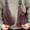 Сумка для документов, Кобура для пистолета, Наплечная сумка, Маленькая сумка кроссбоди, Мужская модная уличная сумка, Женская уличная сумка-жилет