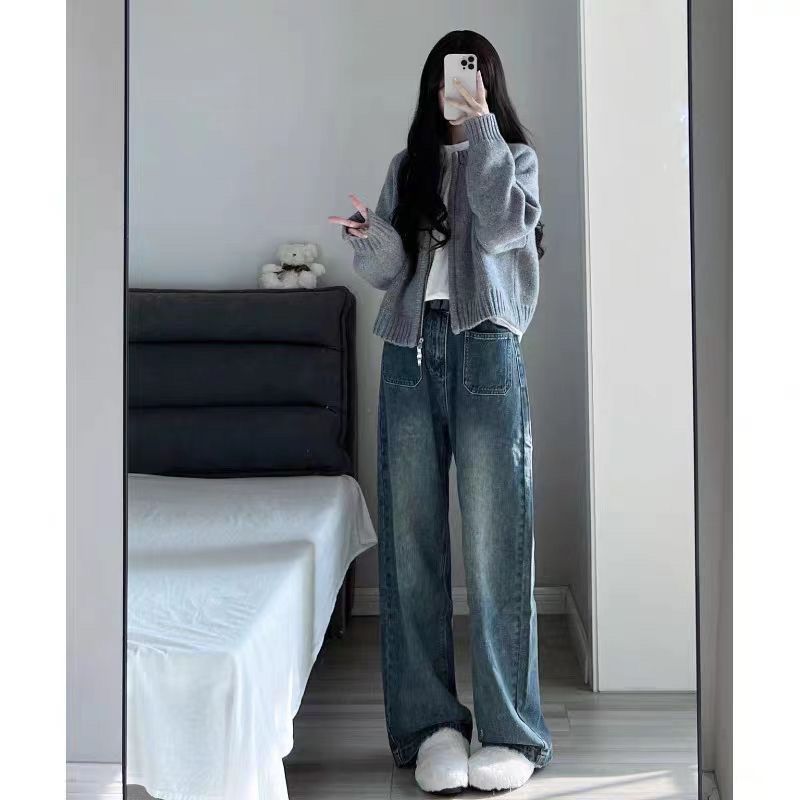 Свитер Кардиган для женщин куртка трикотаж Пальто Трикотаж Верхняя одежда Осень Зима Женская мода Трикотаж Кардиган