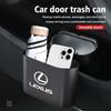 Portable Hanging Car Trash Can Wastebasket Trash Bin with Lid Storage Bin For Lexus CT ES GS NX IS250 RX350 IS200 LX570 UX250h