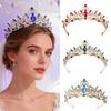 Кристальная Королева Принцесса Корона Стразы Диадема Головной убор Головной убор Свадебные Тиары Роскошный Выпускной