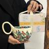 Высококачественная керамическая кружка изысканная чашка для послеобеденного чая чашка для песен для девочек чашка для кофе салатница подарок на день рождения