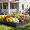 Galvanized Steel Landscape Edging, 6-Pack 1016 x 254 mm Metal Edging for Landscaping with 8 Mounting Clips, Heavy Duty Metal Garden Edge Border for