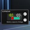 DC 8V-100V Voltage Gauge LCD Lead-acid Lithium LiFePO4 Voltage Tester Digital Electricity Meter Lithium Battery Capacity Meter