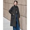 Watery Years Elegant Mid-length Wool Coat