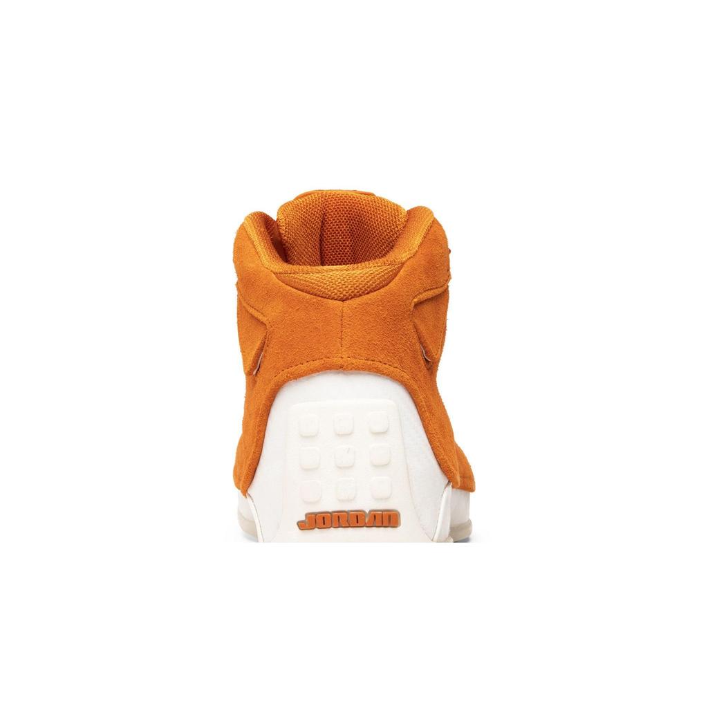 Air Jordan 18 Retro 'Orange Suede' (Unisex) Campfire Orange / Campfire Orange / Sail Vintage Basketball Shoes AA2494 801