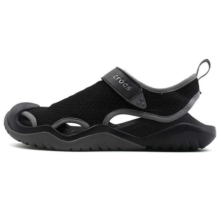 Crocs Сандалии Swiftwater 'Черный Темно-серый' 205289-001