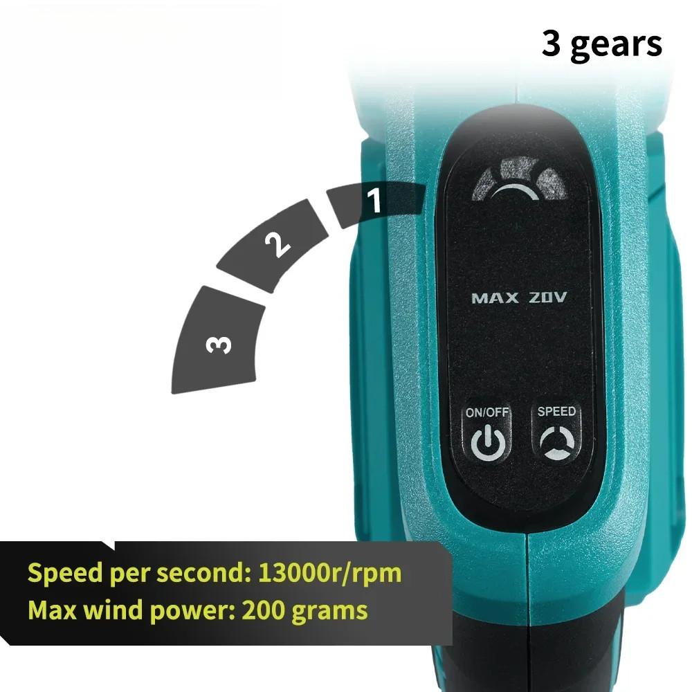 Cordless Portable Electric Blower 270° Rotation Adjustment Leaf Vacuum Dust Blower Courtyard Snow Cleaning Tools