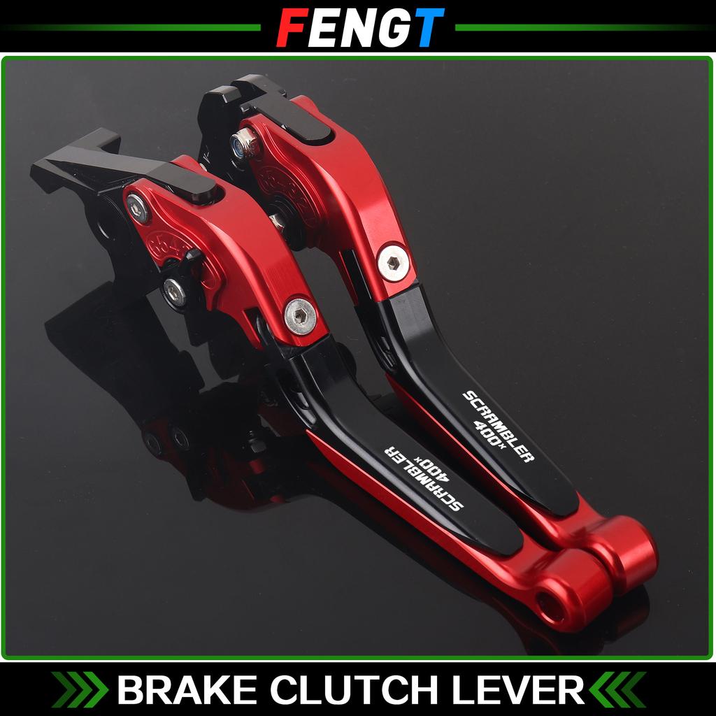 For Speed 400 Scrambler 400X Motorcycle Scrambler400x Speed400 CNC Adjustable Handle Brake Lever Extendable Clutch Levers