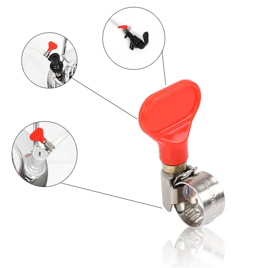 Новый 30 x Автомобильный Нержавеющий 8-12мм Хомут-бабочка Устойчивость к Образованию Накипи и Коррозии