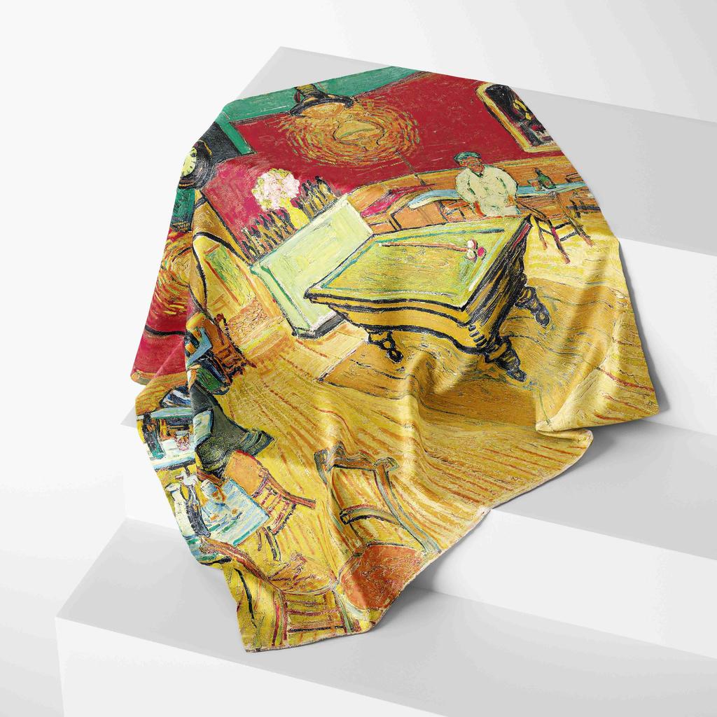 Women Oil Painting Fashion Beautiful Soft Silk Scarves Female Lady Shawl Hijab Wrap Foulard Bandanna Muffler Beach Pareo