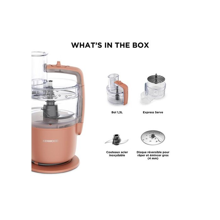 Robot multifonction Kenwood Multipro Go FDP22.130RD 650W - Pêche