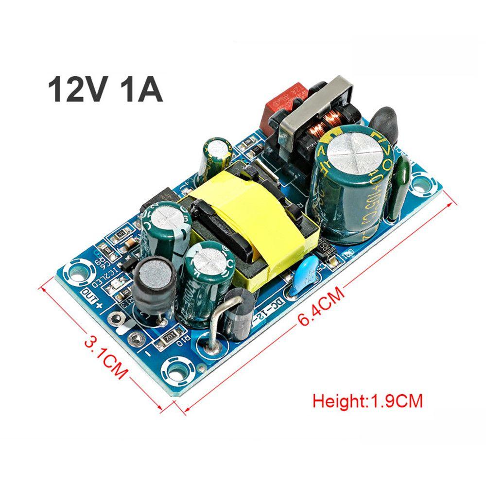 Адаптер питания Модуль понижающий преобразователь переменного тока 100-240 В в постоянный ток 12 В Плата переключателя