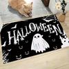 1 шт. Хэллоуин Призраки Летучие мыши Кухонный коврик Нескользящий придверный коврик Поп-дизайн Коврик для ванной Коврик для ванной Ковер для дома Раковина Прачечная Декор