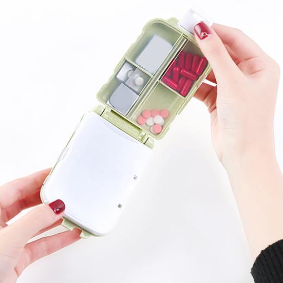 Портативный 8 отсеков, органайзер для хранения таблеток и лекарств, чехол-держатель