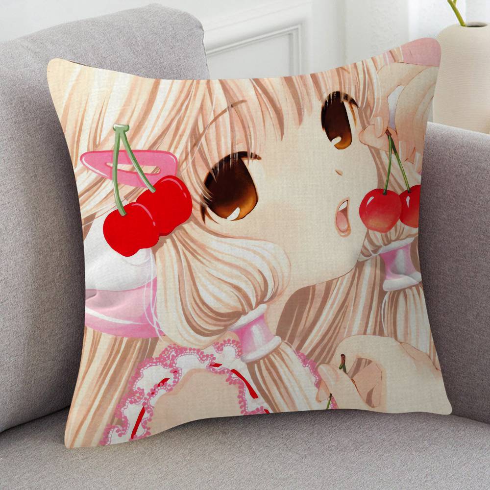 Аниме Chobits Мягкая Удобная Наволочка Мультяшная Для Дивана Гостиной Кошачьей Комнаты Домашнего Офиса Ретро Декор Защитный Чехол
