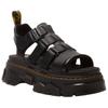 Dr. Martens Mattison 3 Минималистичные удобные римские сандалии из ПУ-кожи Женские сандалии Черные 40891001