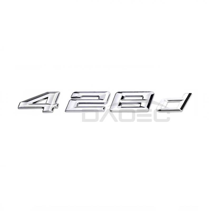 Car 3D ABS Trunk Letters Logo Badge Emblem Styling Decals Sticker For BMW 4 Series 420d 425d 428d 430d 435d 440d F30 F32 F33 F36